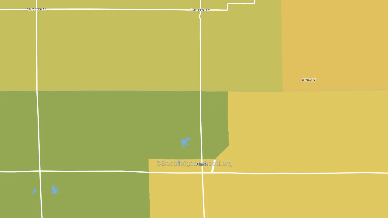67008, KS block-group voter-turnout map