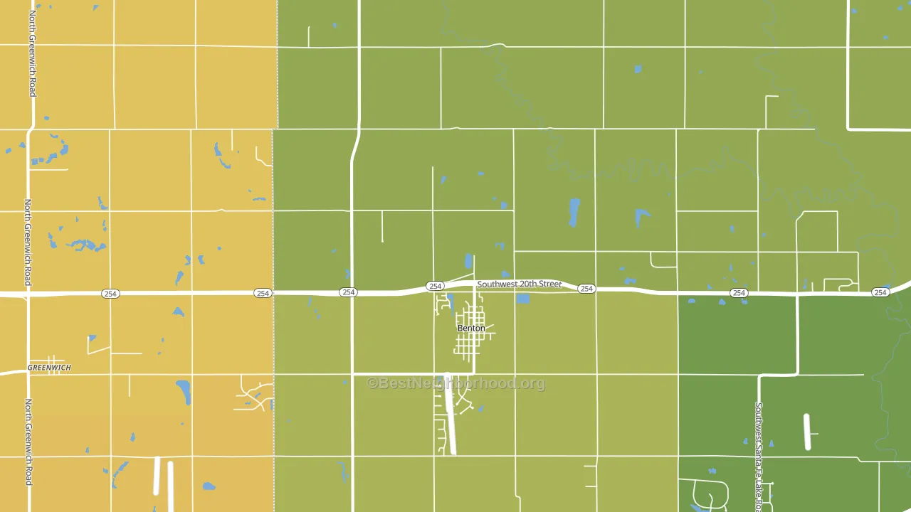 67017, KS block-group voter-turnout map