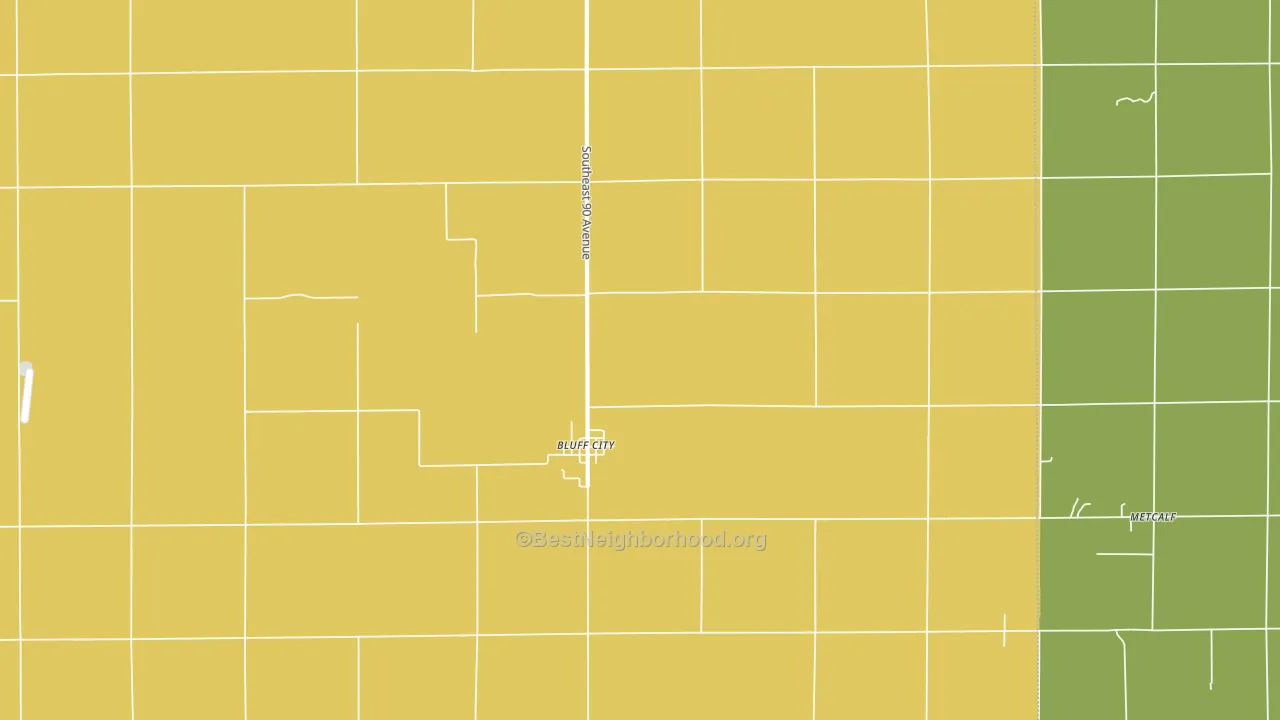 67018, KS block-group voter-turnout map
