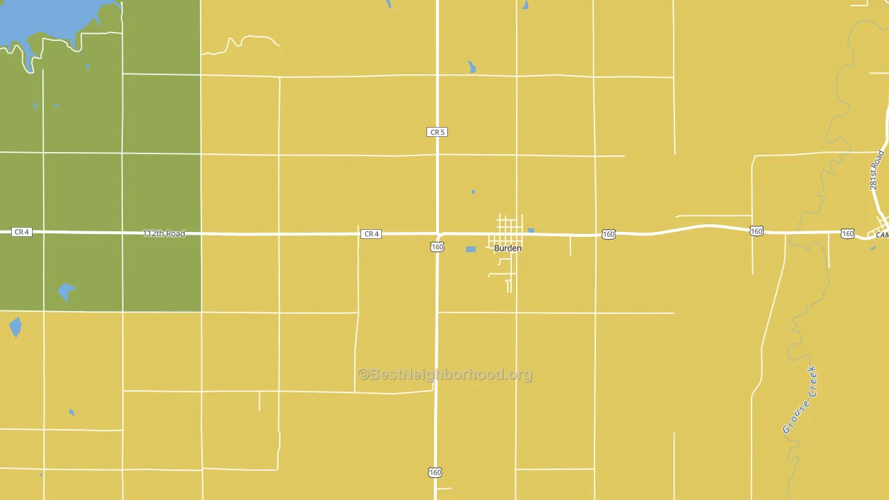 67019, KS block-group voter-turnout map