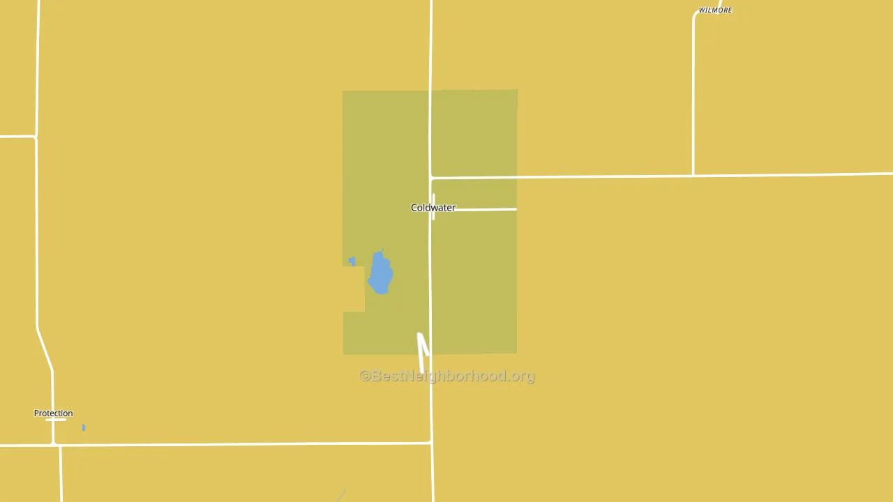67029, KS block-group voter-turnout map