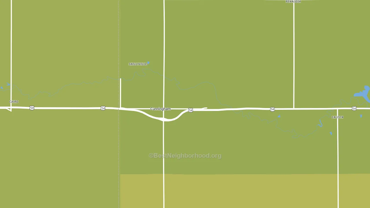 67035, KS block-group voter-turnout map