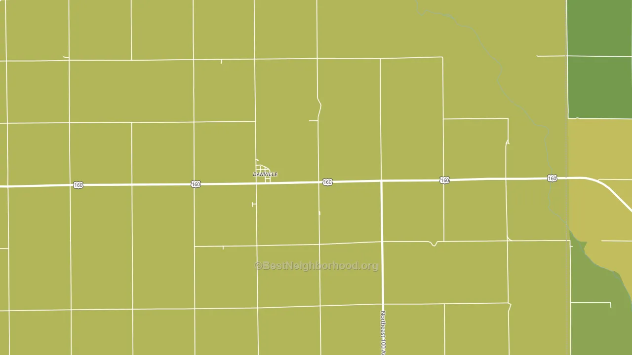 67036, KS block-group voter-turnout map