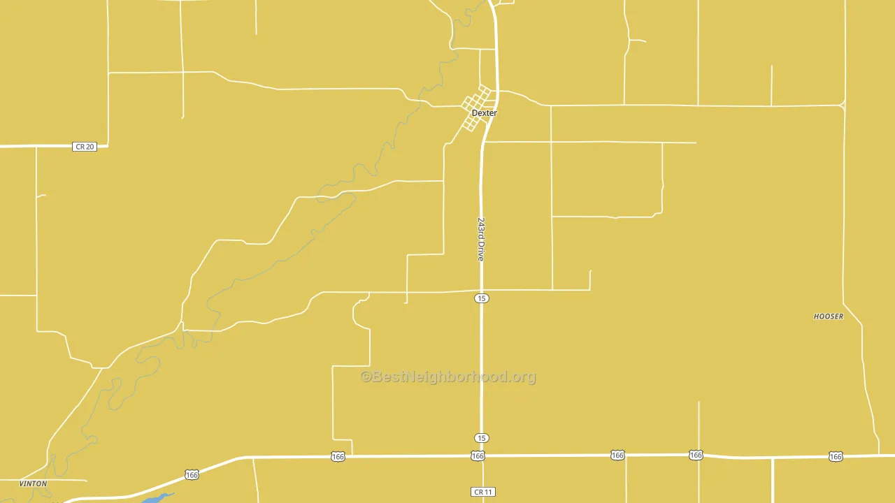 67038, KS block-group voter-turnout map