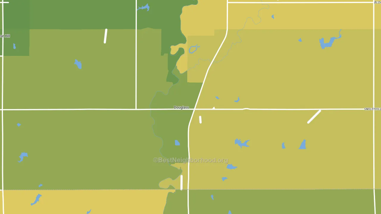 67039, KS block-group voter-turnout map