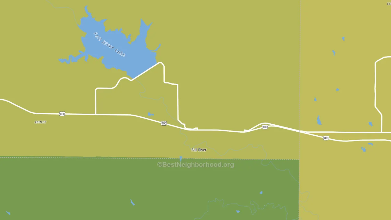 67047, KS block-group voter-turnout map