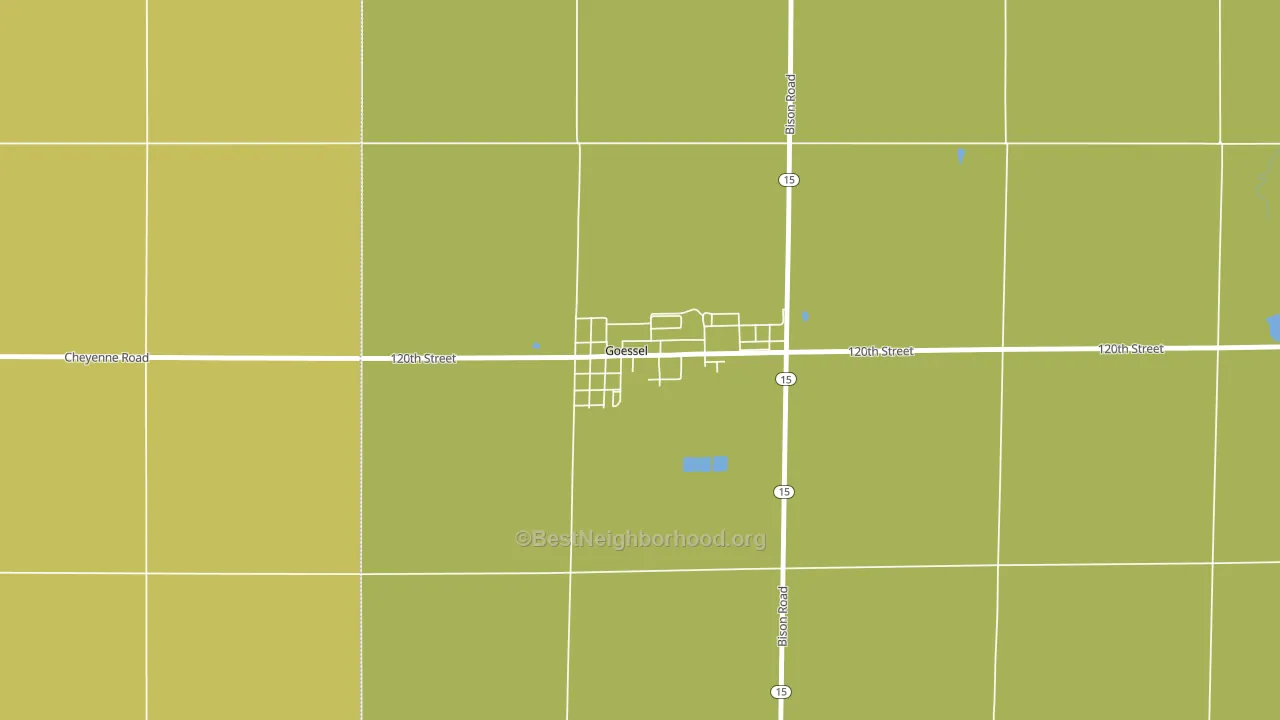 67053, KS block-group voter-turnout map
