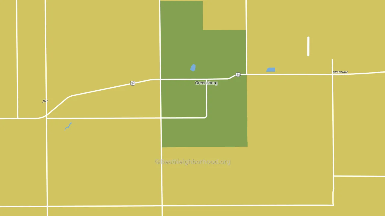 67054, KS block-group voter-turnout map