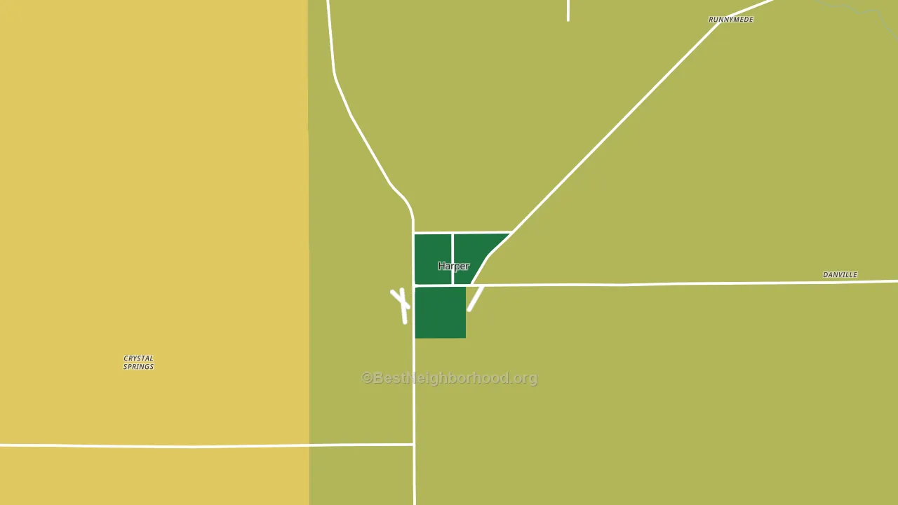 67058, KS block-group voter-turnout map
