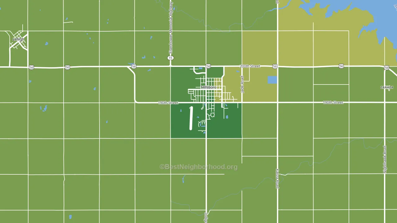 67063, KS block-group voter-turnout map