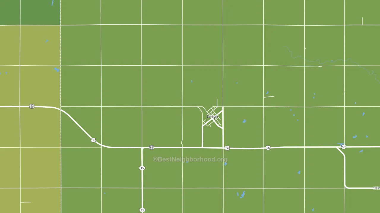 67073, KS block-group voter-turnout map