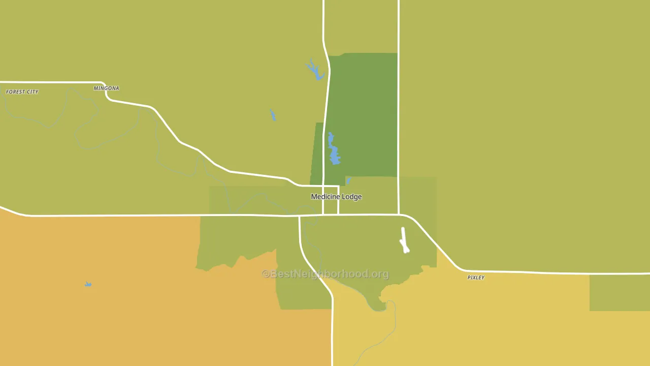 67104, KS block-group voter-turnout map