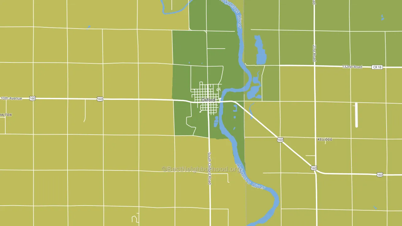 67119, KS block-group voter-turnout map