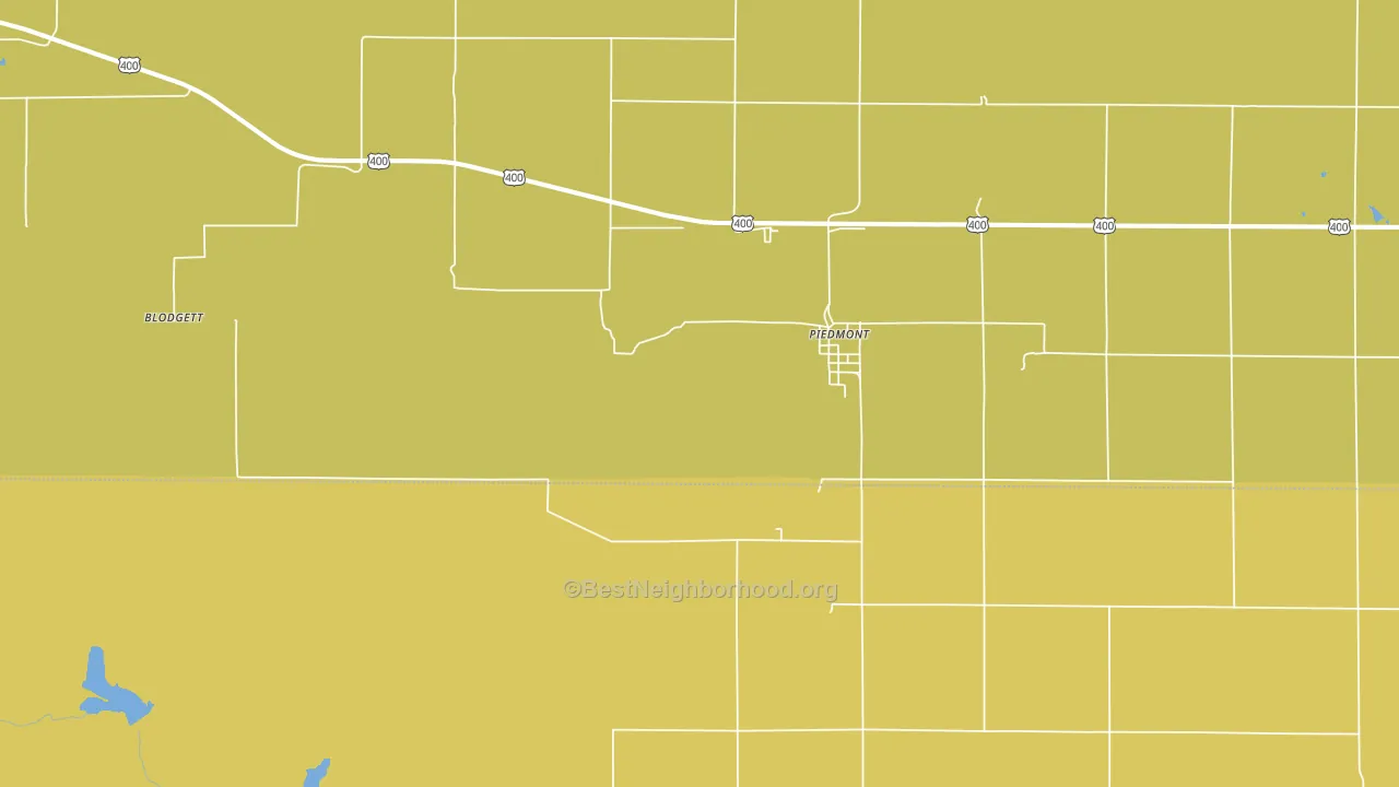 67122, KS block-group voter-turnout map