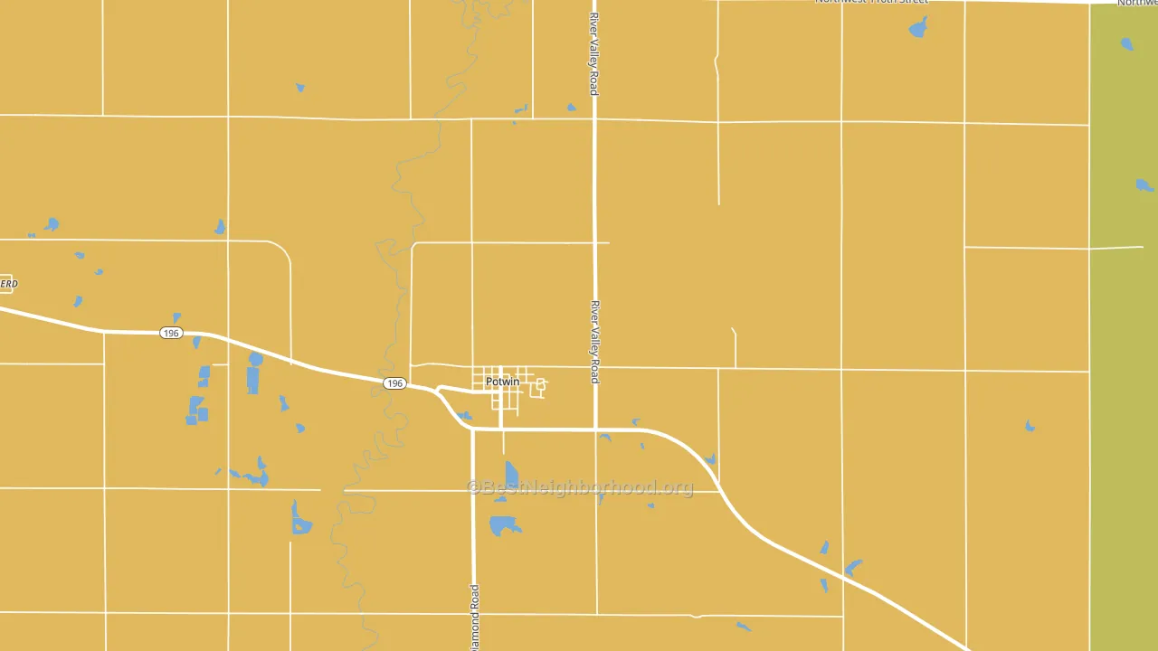 67123, KS block-group voter-turnout map