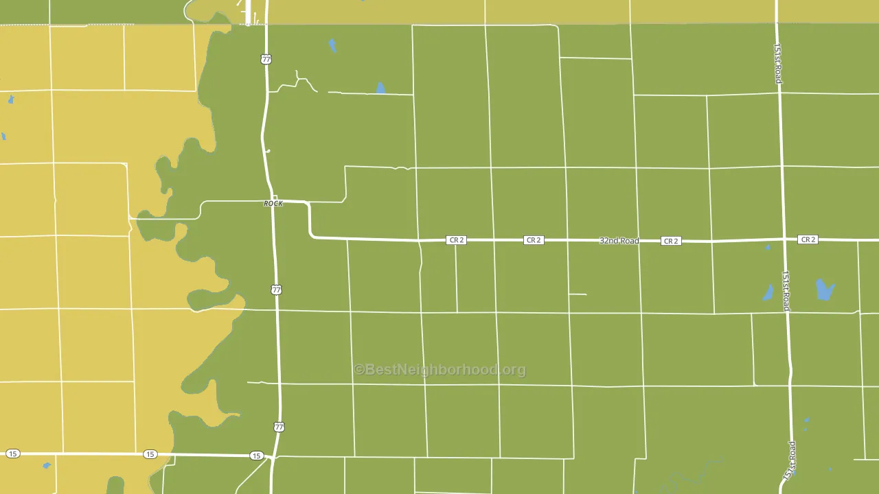 67131, KS block-group voter-turnout map
