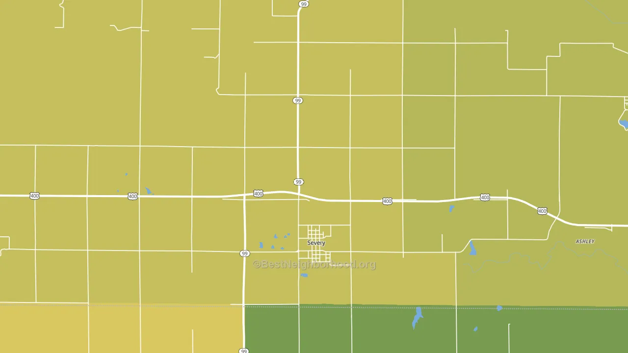 67137, KS block-group voter-turnout map