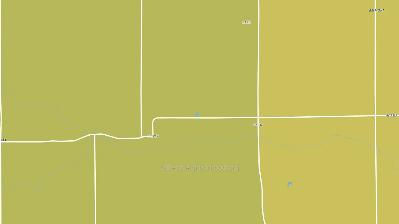 67142, KS block-group voter-turnout map