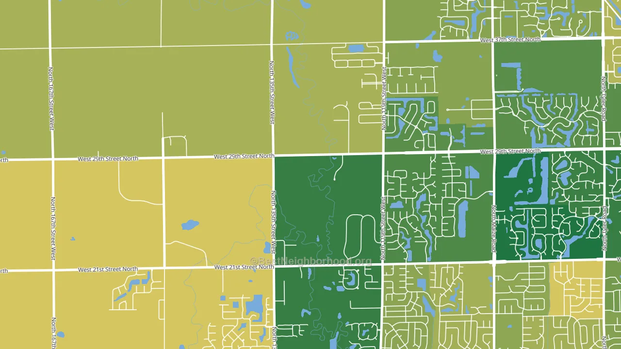 67223, KS block-group voter-turnout map