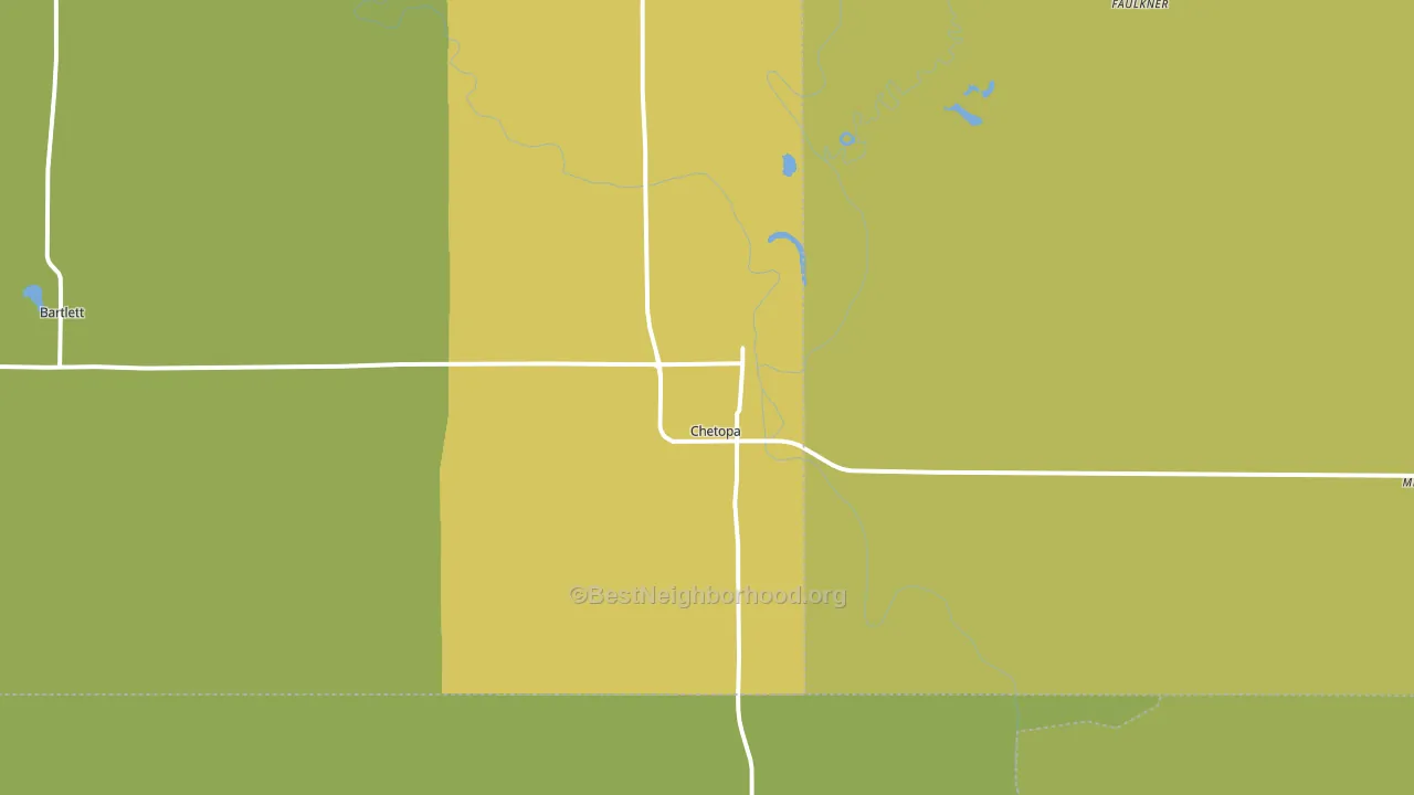 67336, KS block-group voter-turnout map