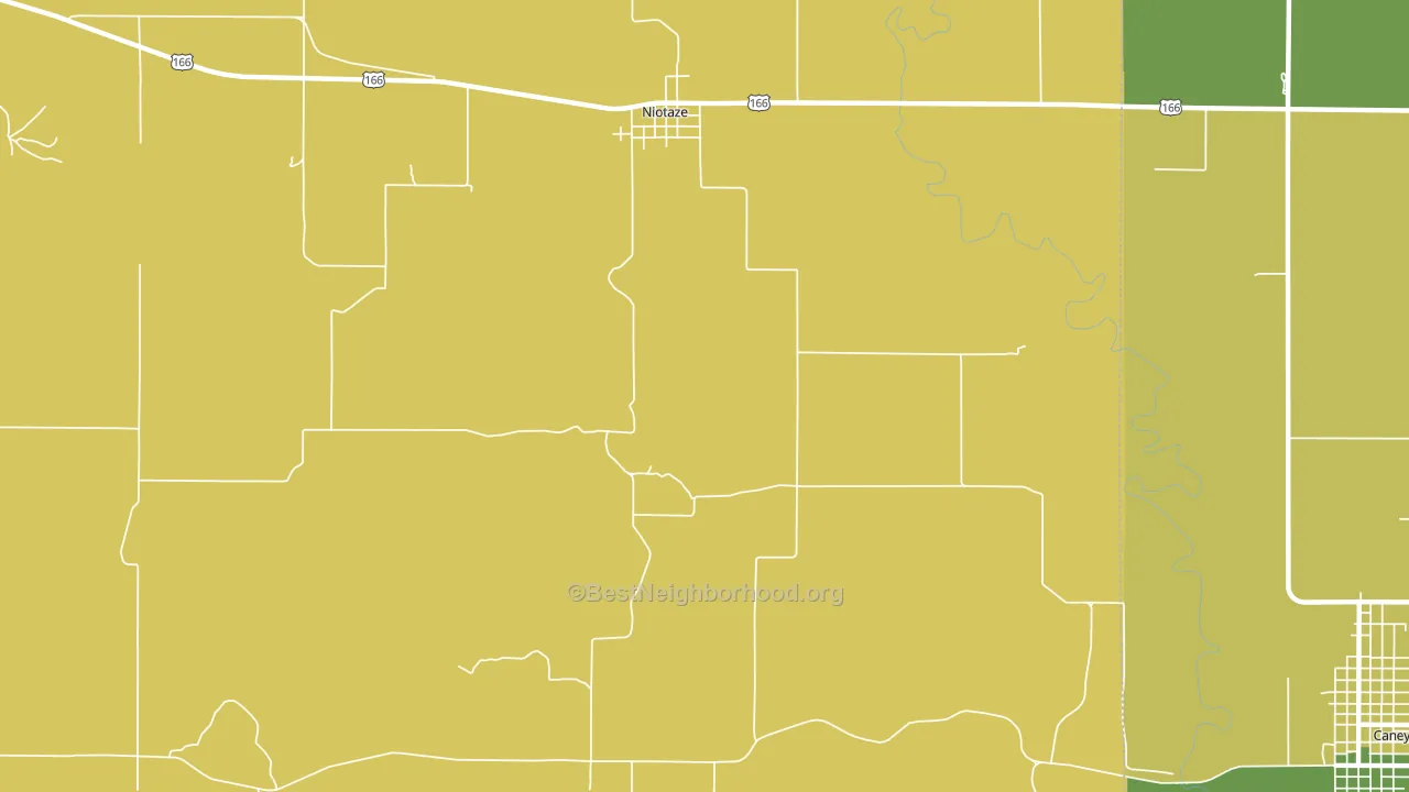 67355, KS block-group voter-turnout map