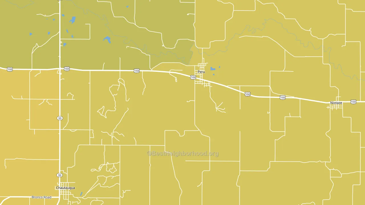 67360, KS block-group voter-turnout map