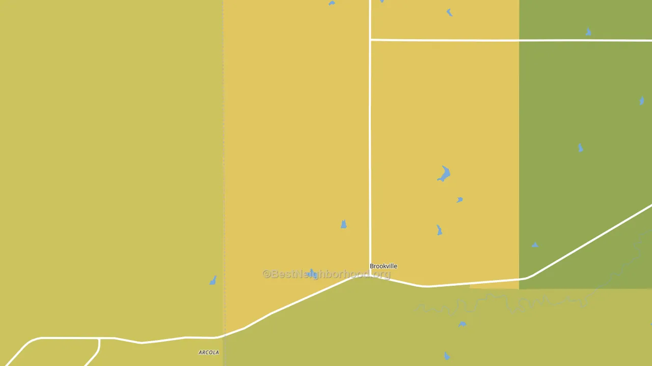 67425, KS block-group voter-turnout map