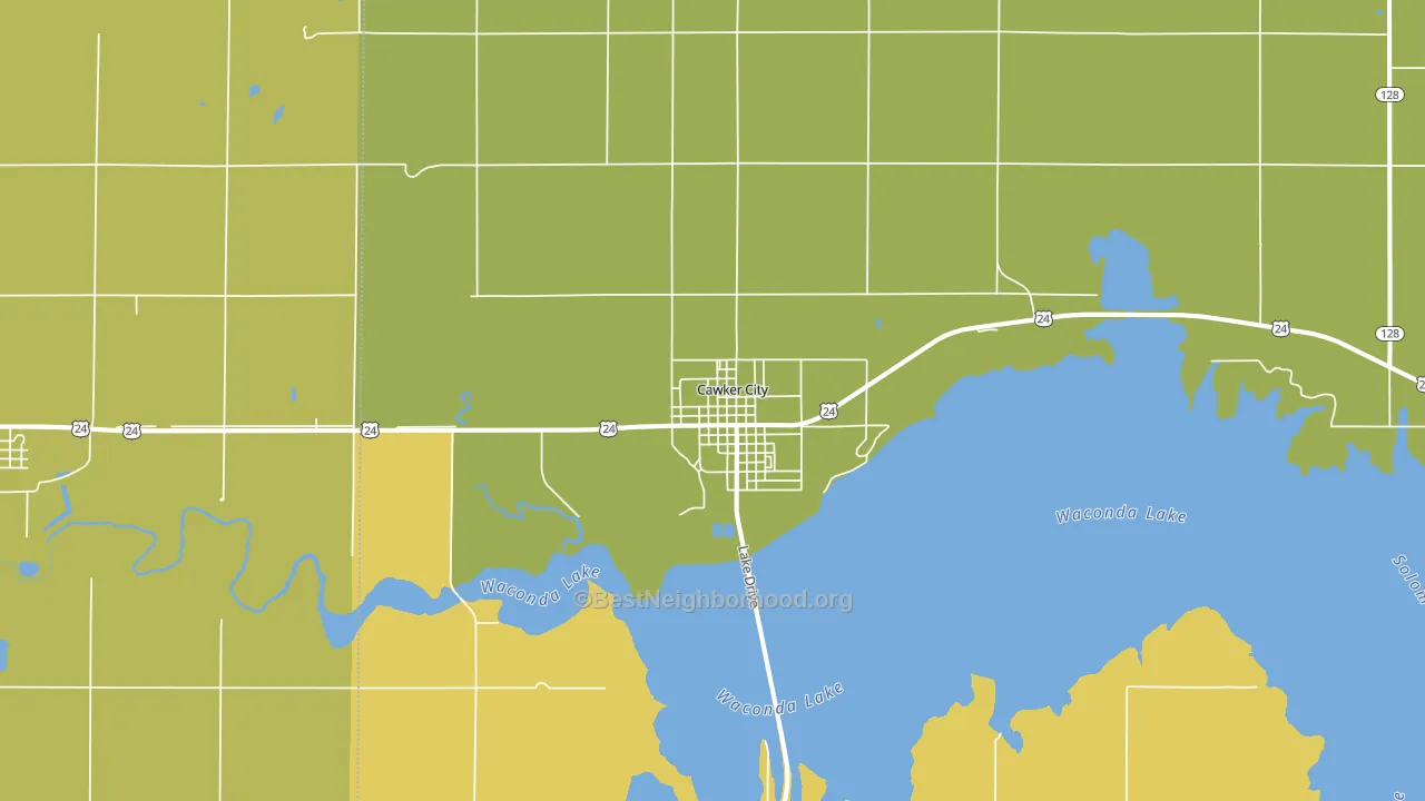 67430, KS block-group voter-turnout map