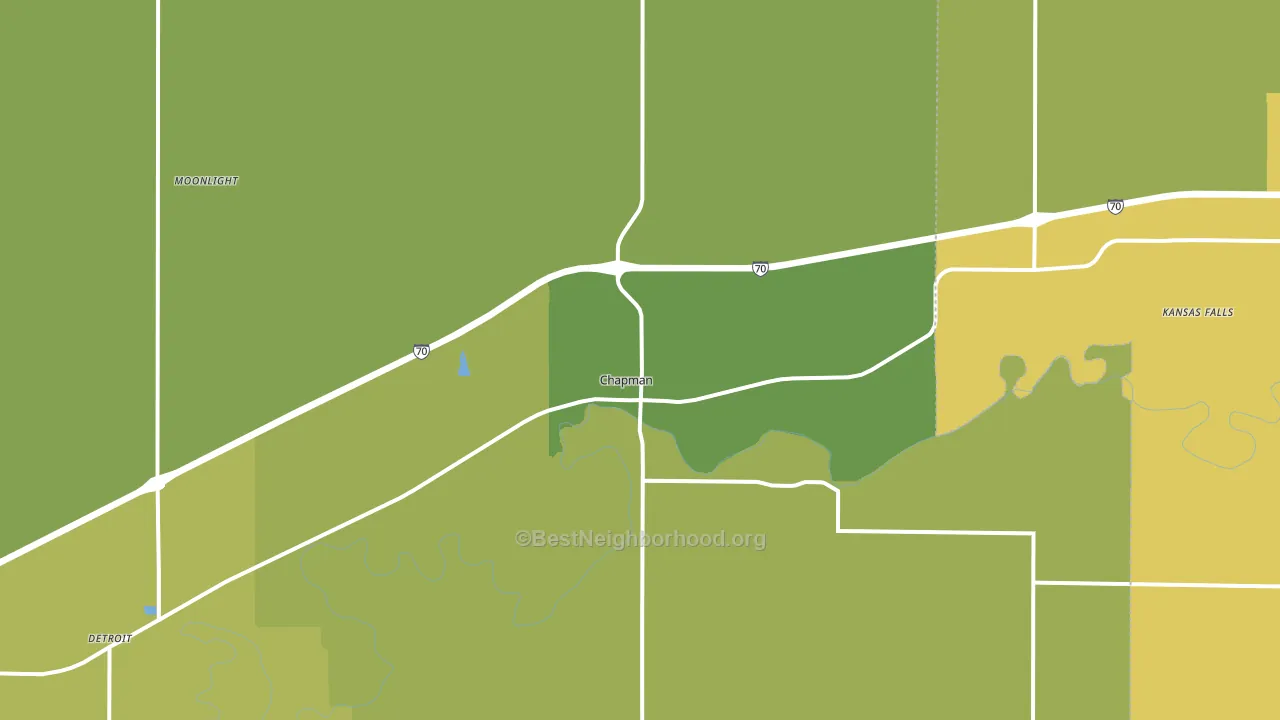 67431, KS block-group voter-turnout map
