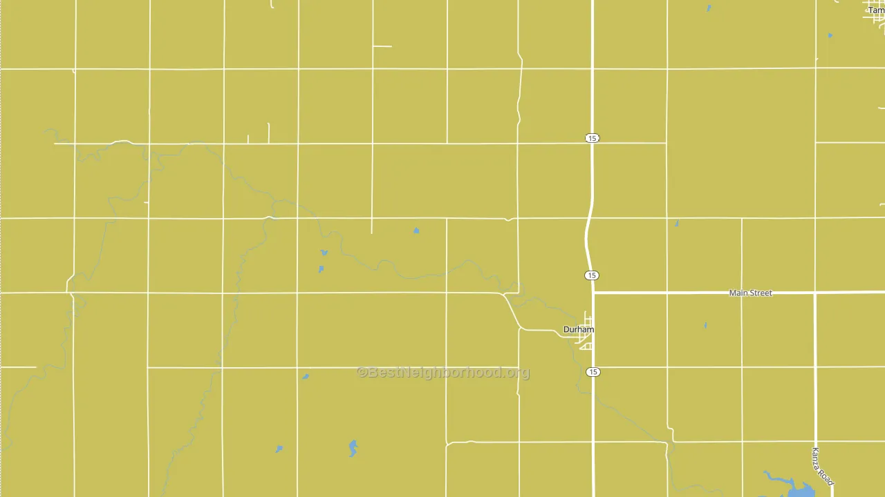 67438, KS block-group voter-turnout map