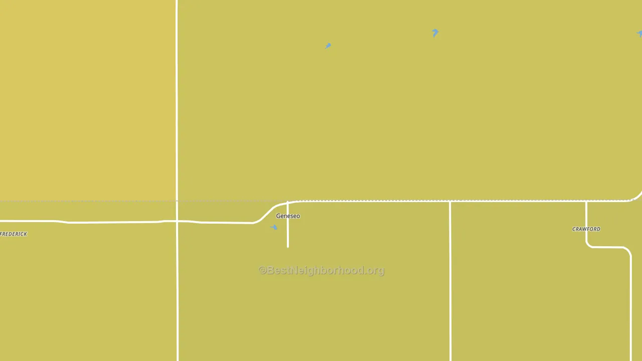 67444, KS block-group voter-turnout map