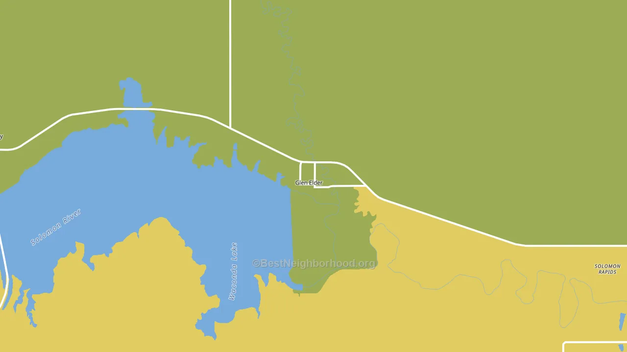 67446, KS block-group voter-turnout map