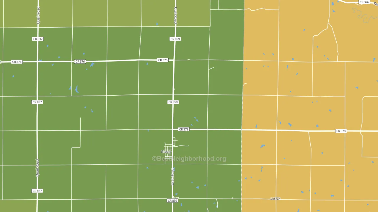 67447, KS block-group voter-turnout map