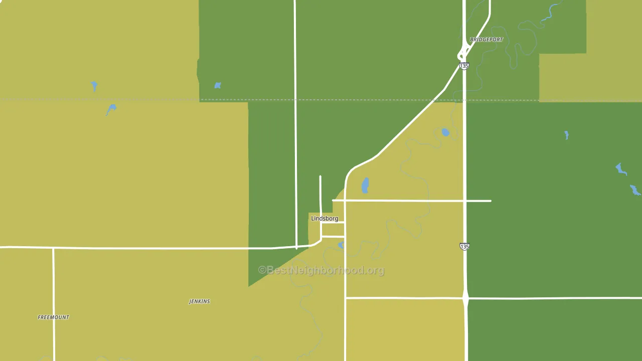 67456, KS block-group voter-turnout map