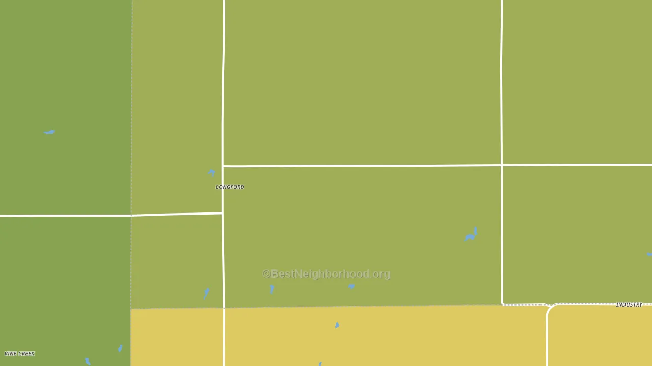67458, KS block-group voter-turnout map