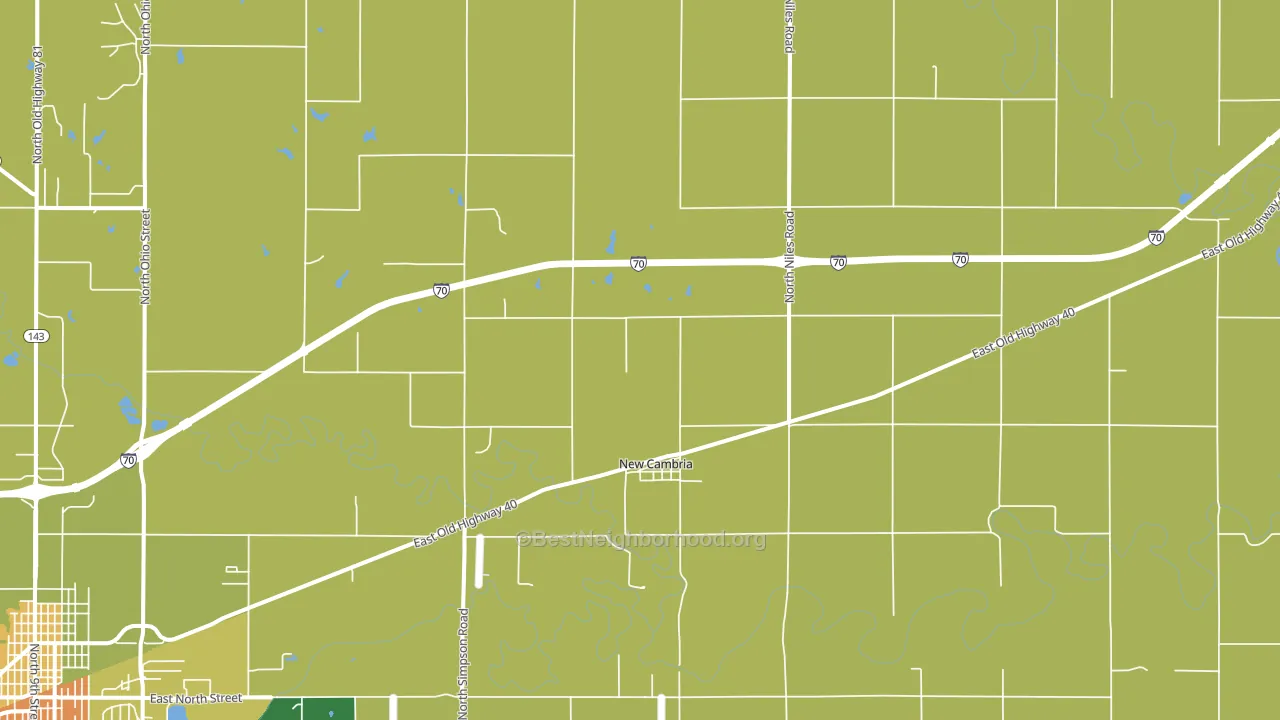 67470, KS block-group voter-turnout map