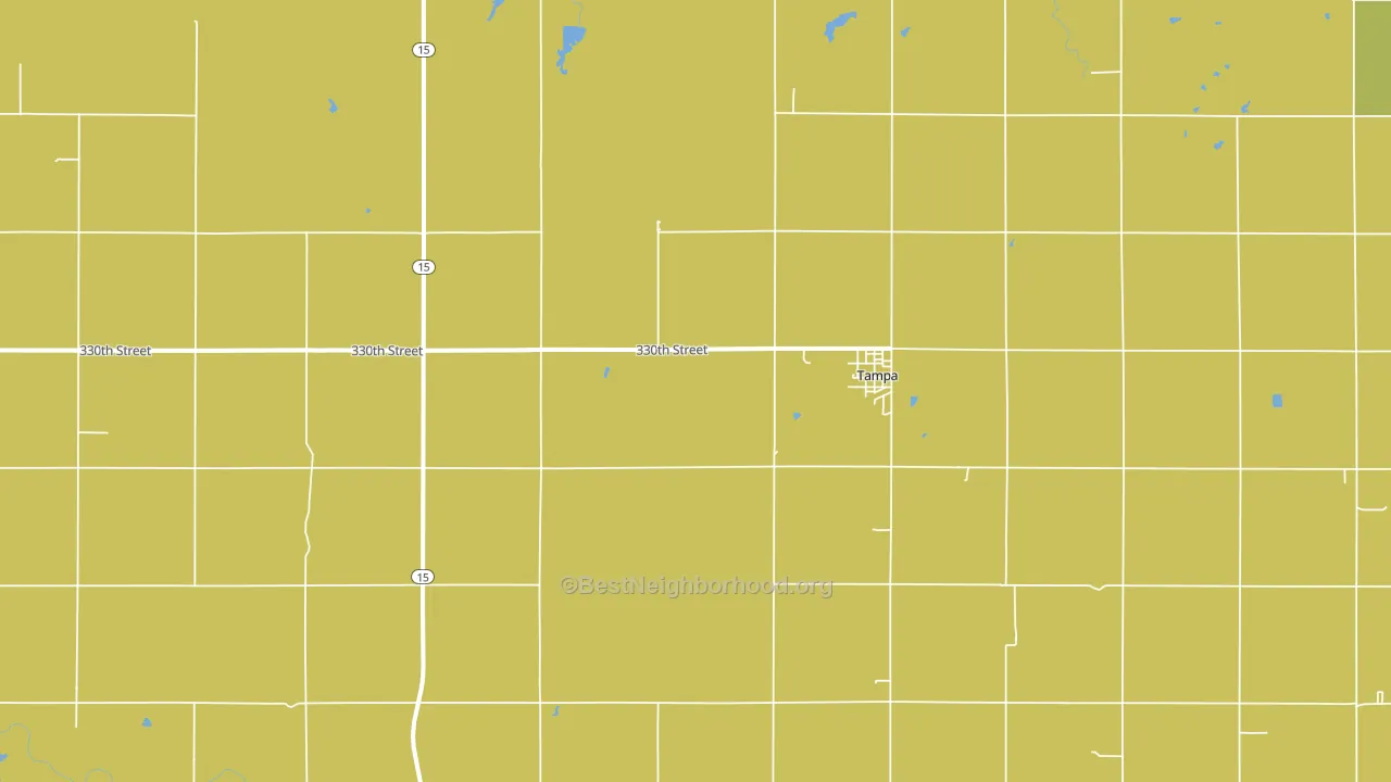 67483, KS block-group voter-turnout map