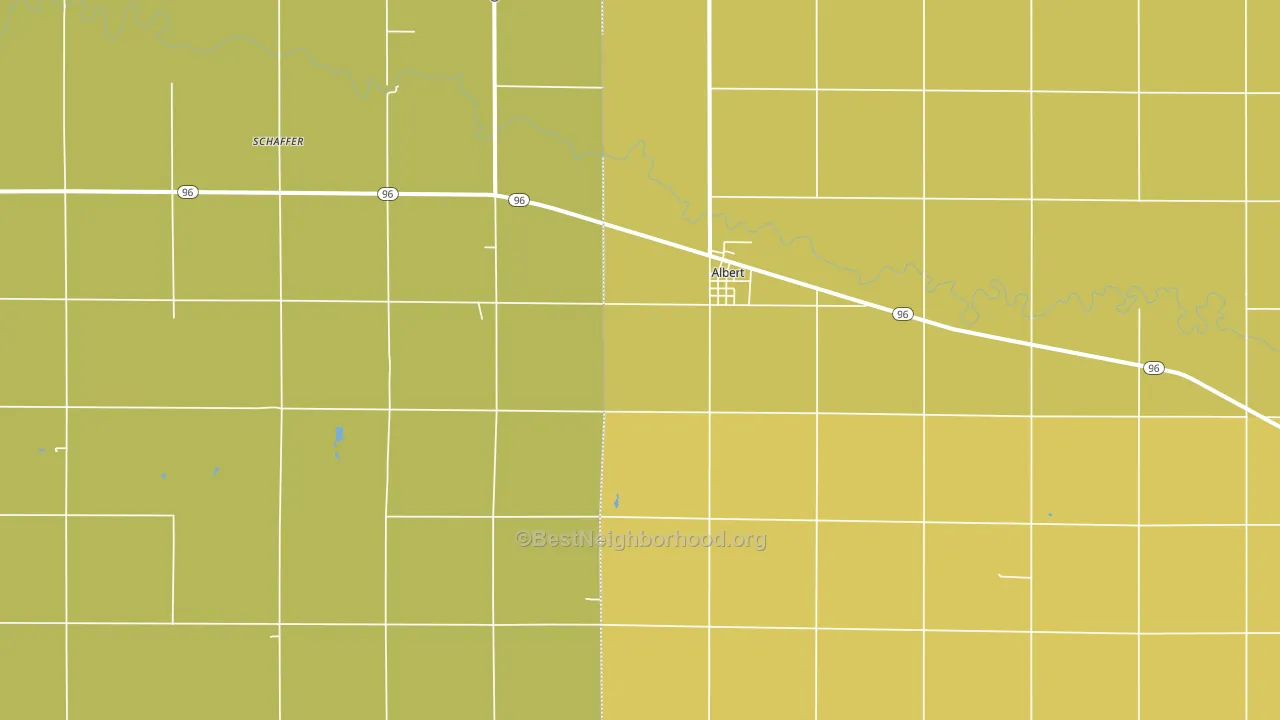 67511, KS block-group voter-turnout map