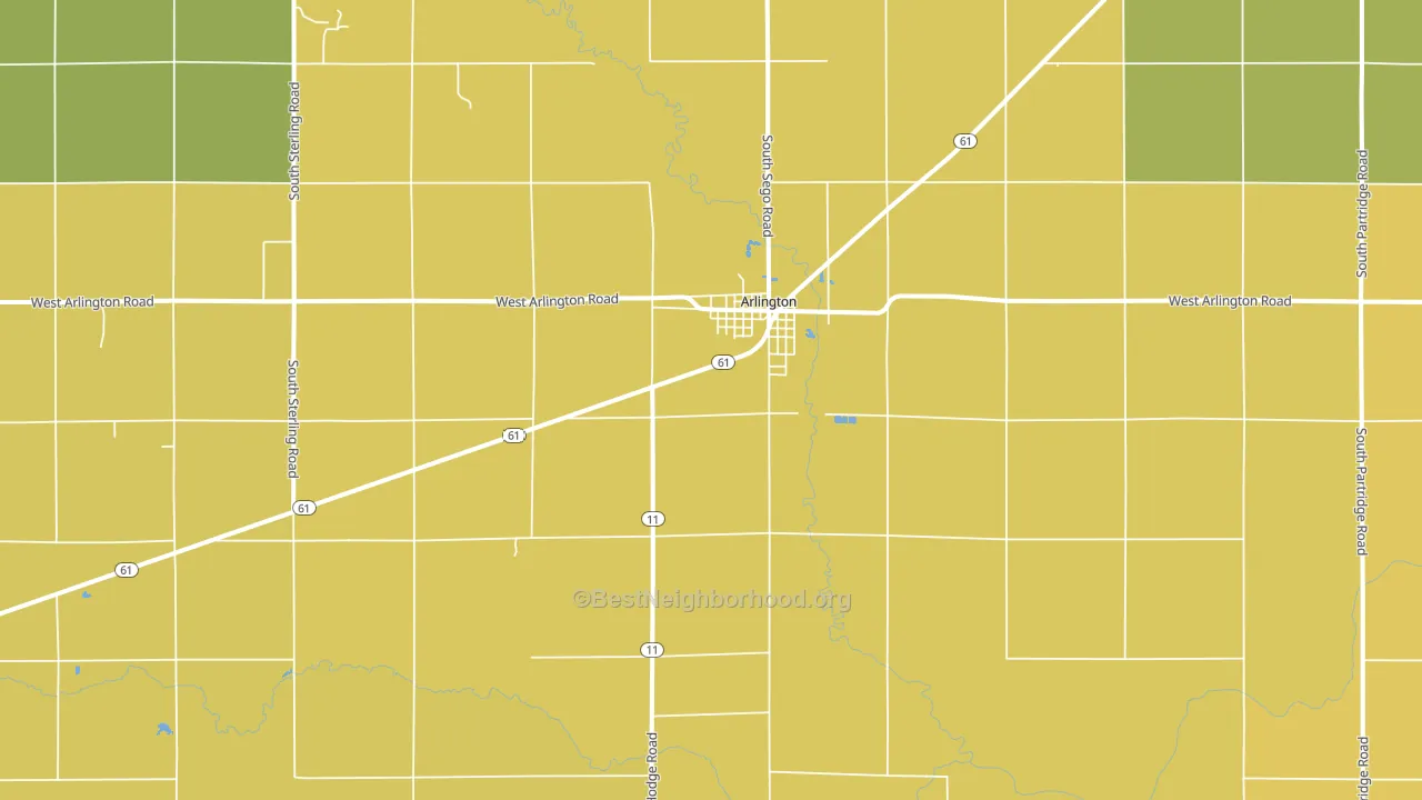 67514, KS block-group voter-turnout map