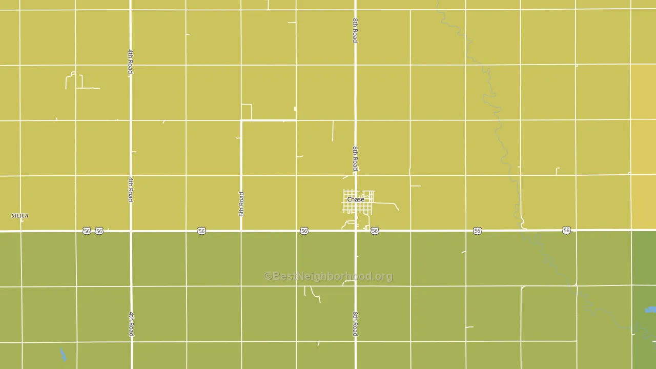 67524, KS block-group voter-turnout map