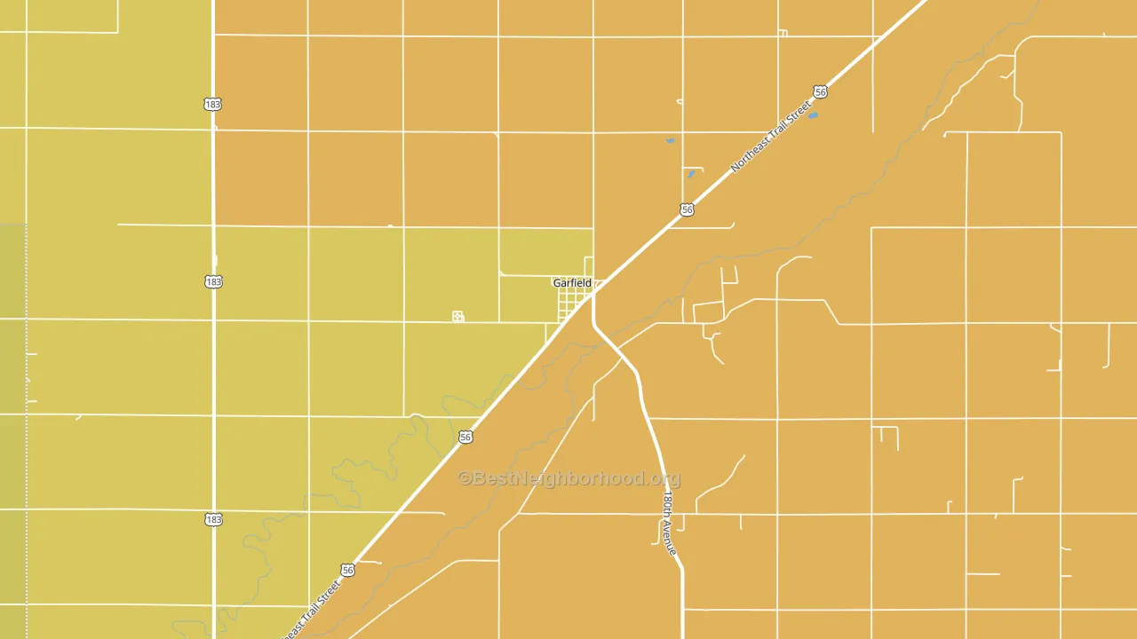 67529, KS block-group voter-turnout map