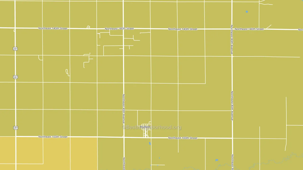 67545, KS block-group voter-turnout map