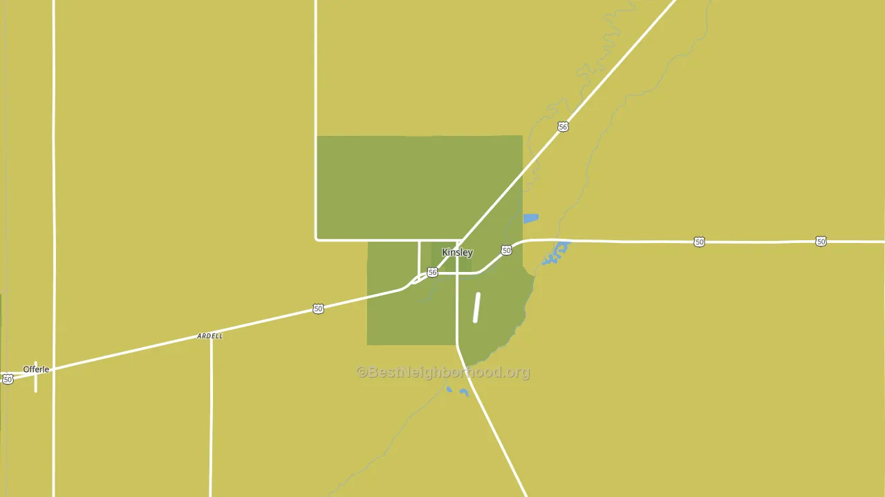67547, KS block-group voter-turnout map