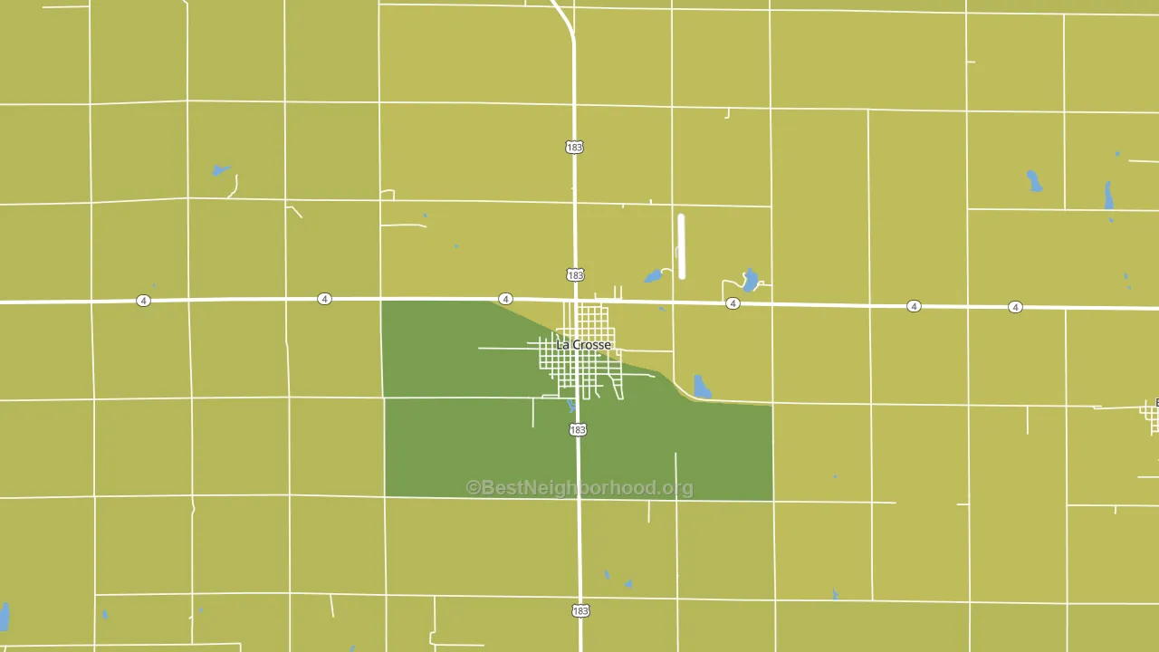 67548, KS block-group voter-turnout map