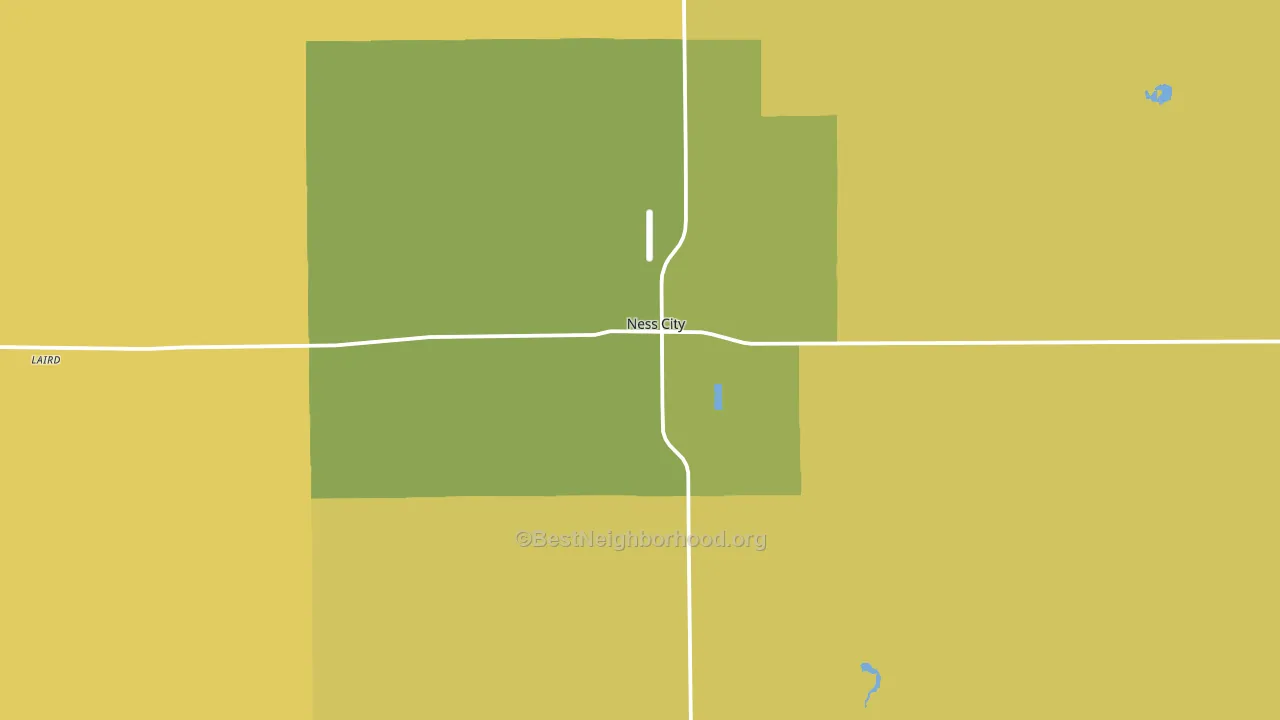 67560, KS block-group voter-turnout map