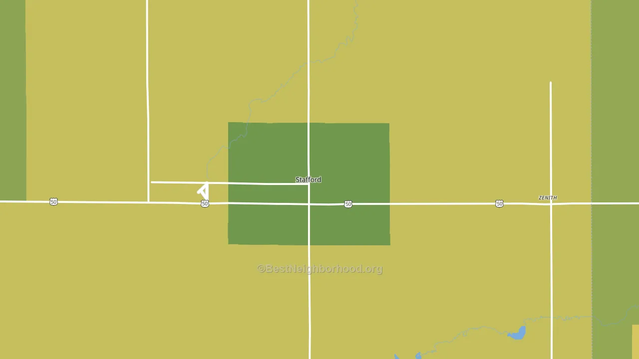 67578, KS block-group voter-turnout map