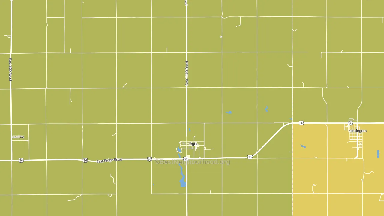 67621, KS block-group voter-turnout map
