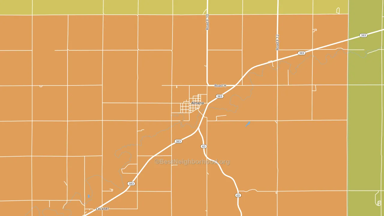 67622, KS block-group voter-turnout map