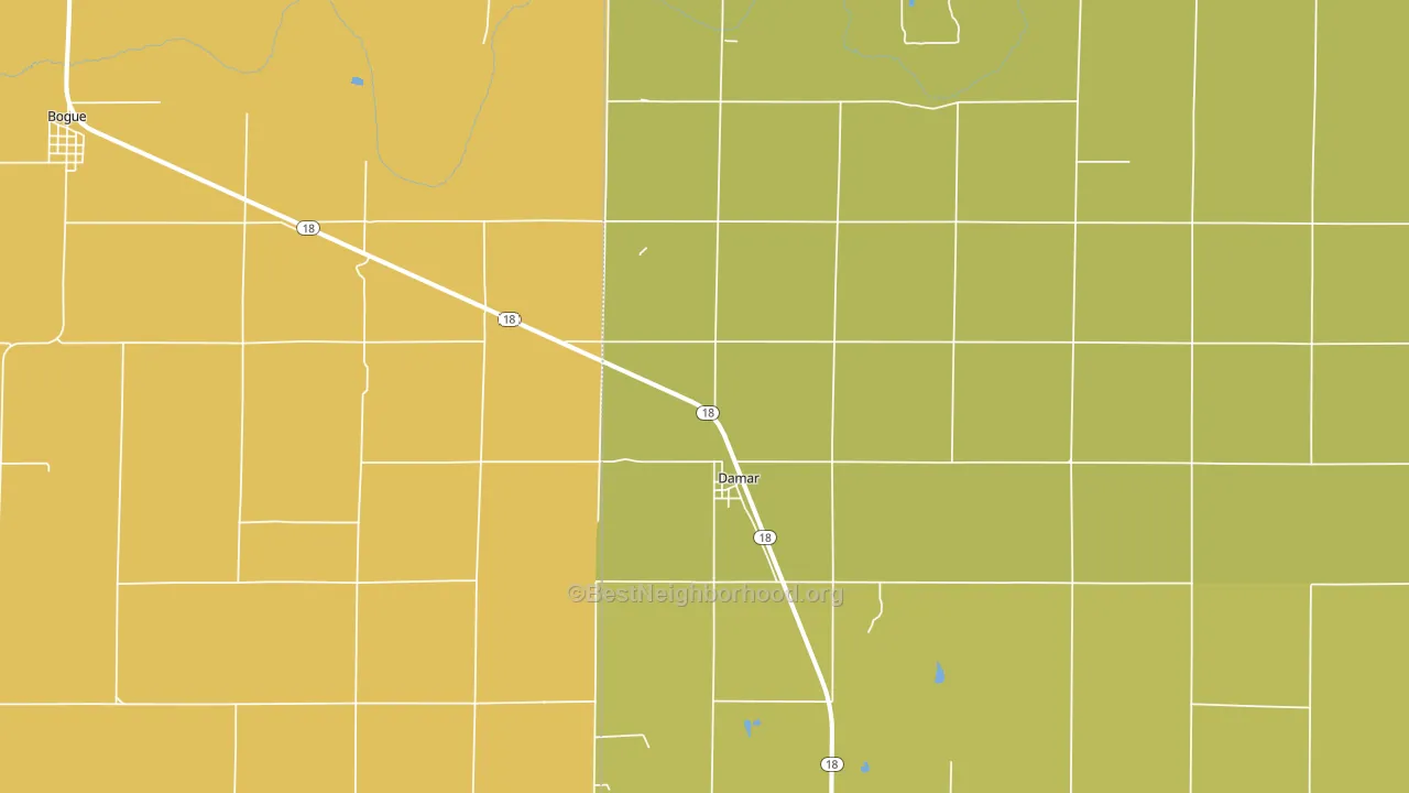 67632, KS block-group voter-turnout map