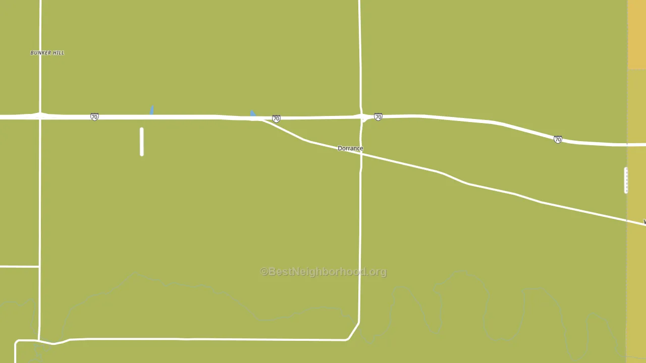 67634, KS block-group voter-turnout map